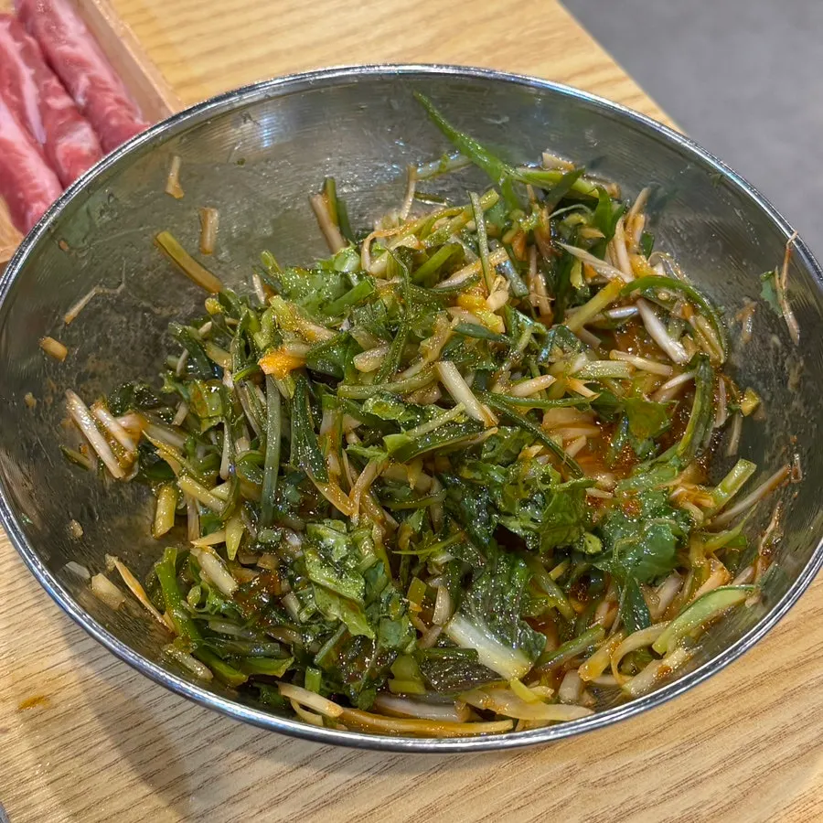 적당히 익힌 부채살