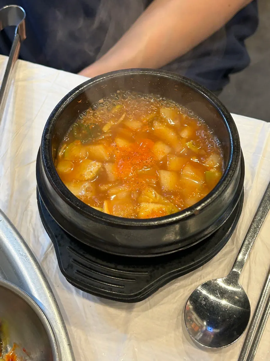 Meat cut into small pieces for the baby