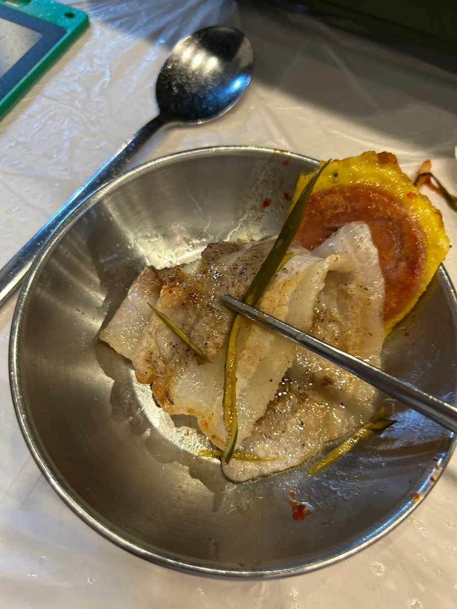 Old-school sausage served as a side dish
