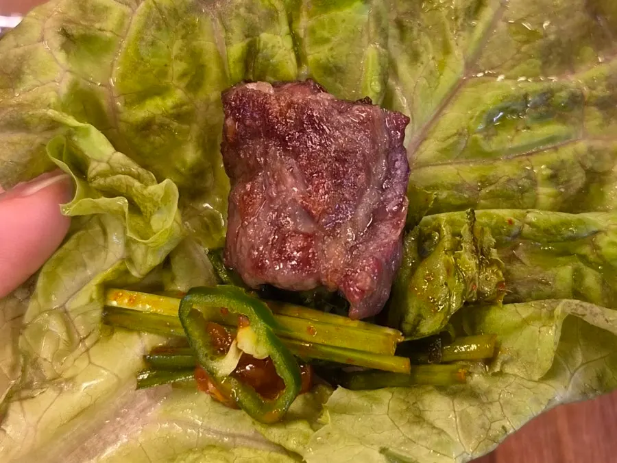Beef ribs grilled to a golden brown