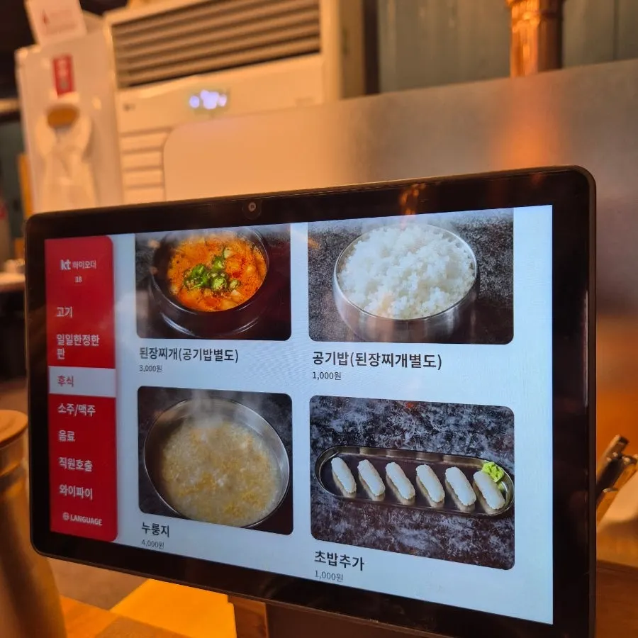 Sign listing side menu items at Jowatso