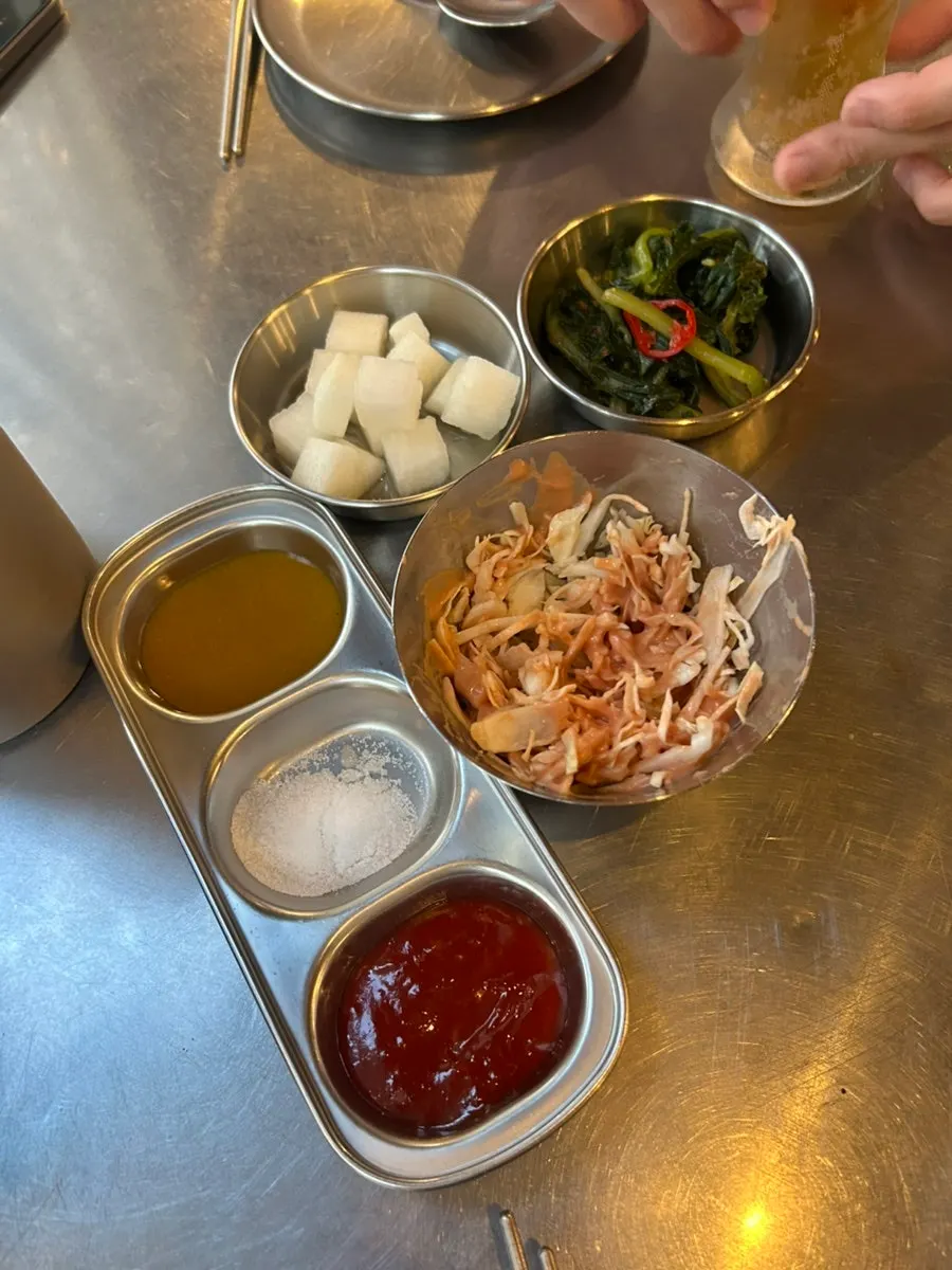 Jangjakgun's nurungji chicken menu board
