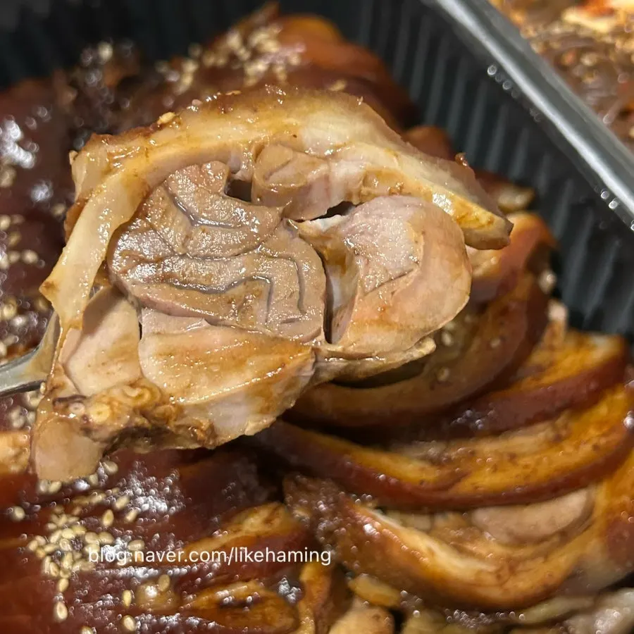 살얼음을 올린 막국수 중짜