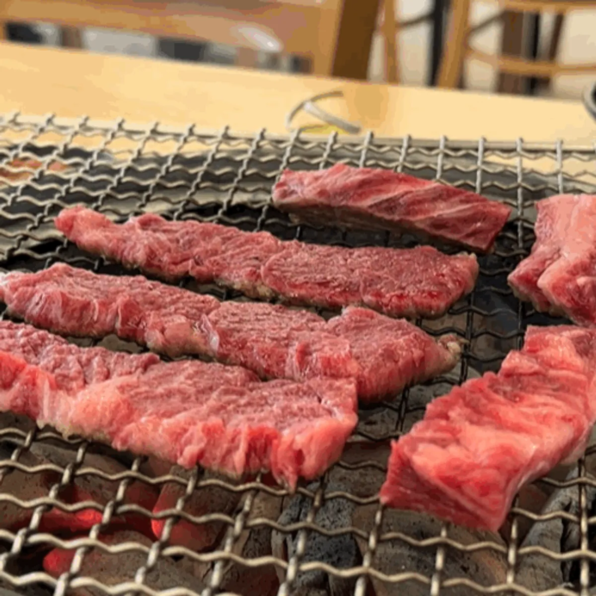 장프로한우갈빗살 한우 갈빗살 접시