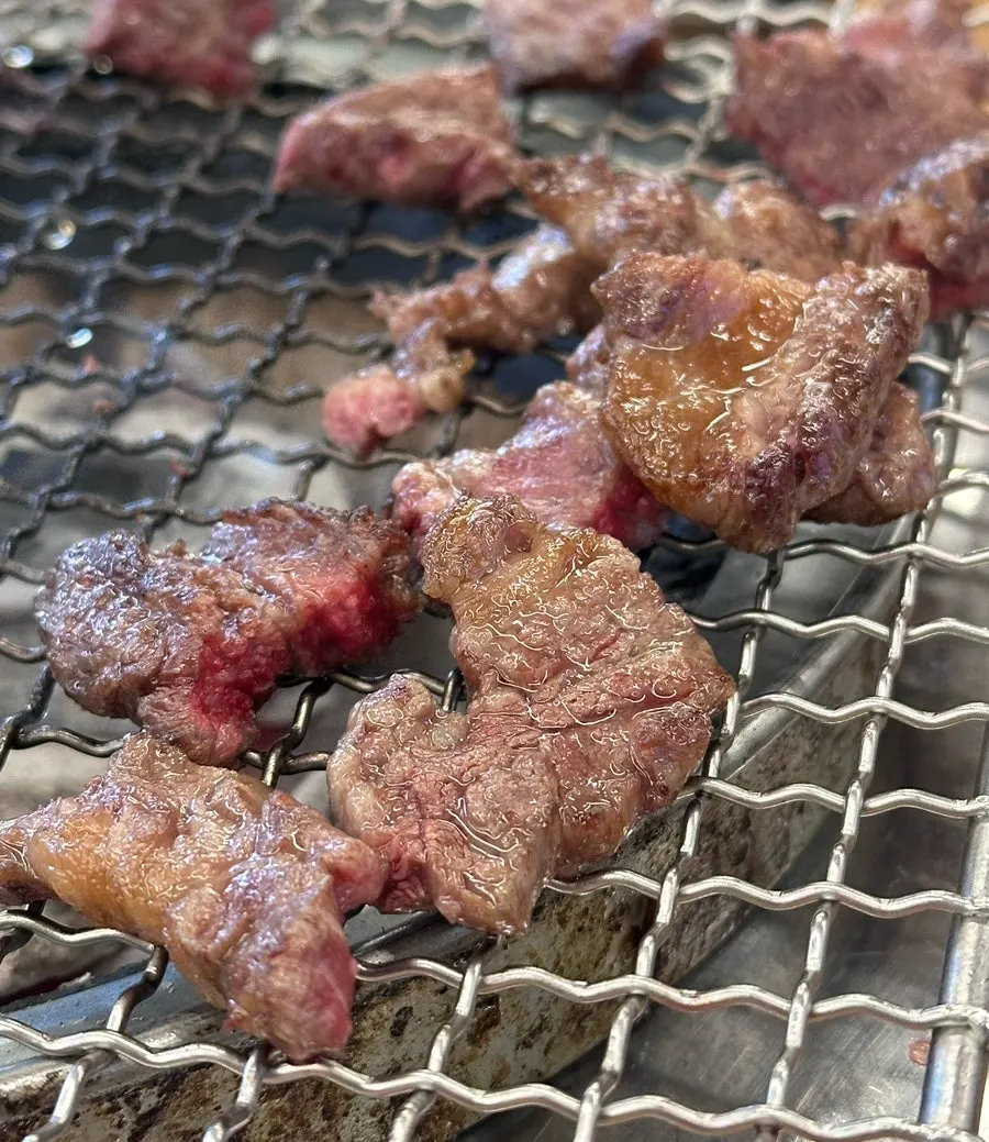 한우 갈빗살과 된장찌개 한 상 마무리
