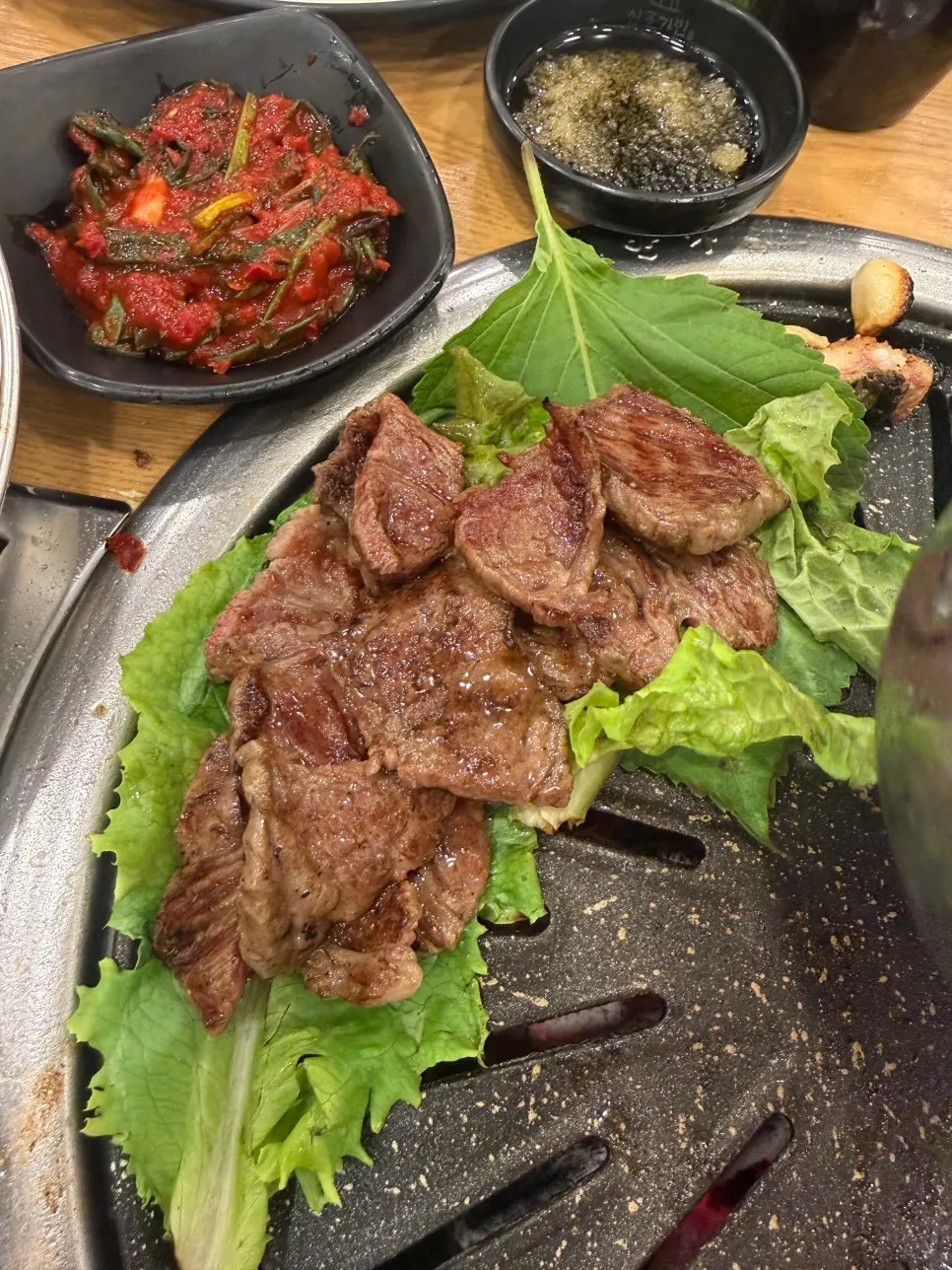 하나씩 추가로 제공되는 소고기 리필