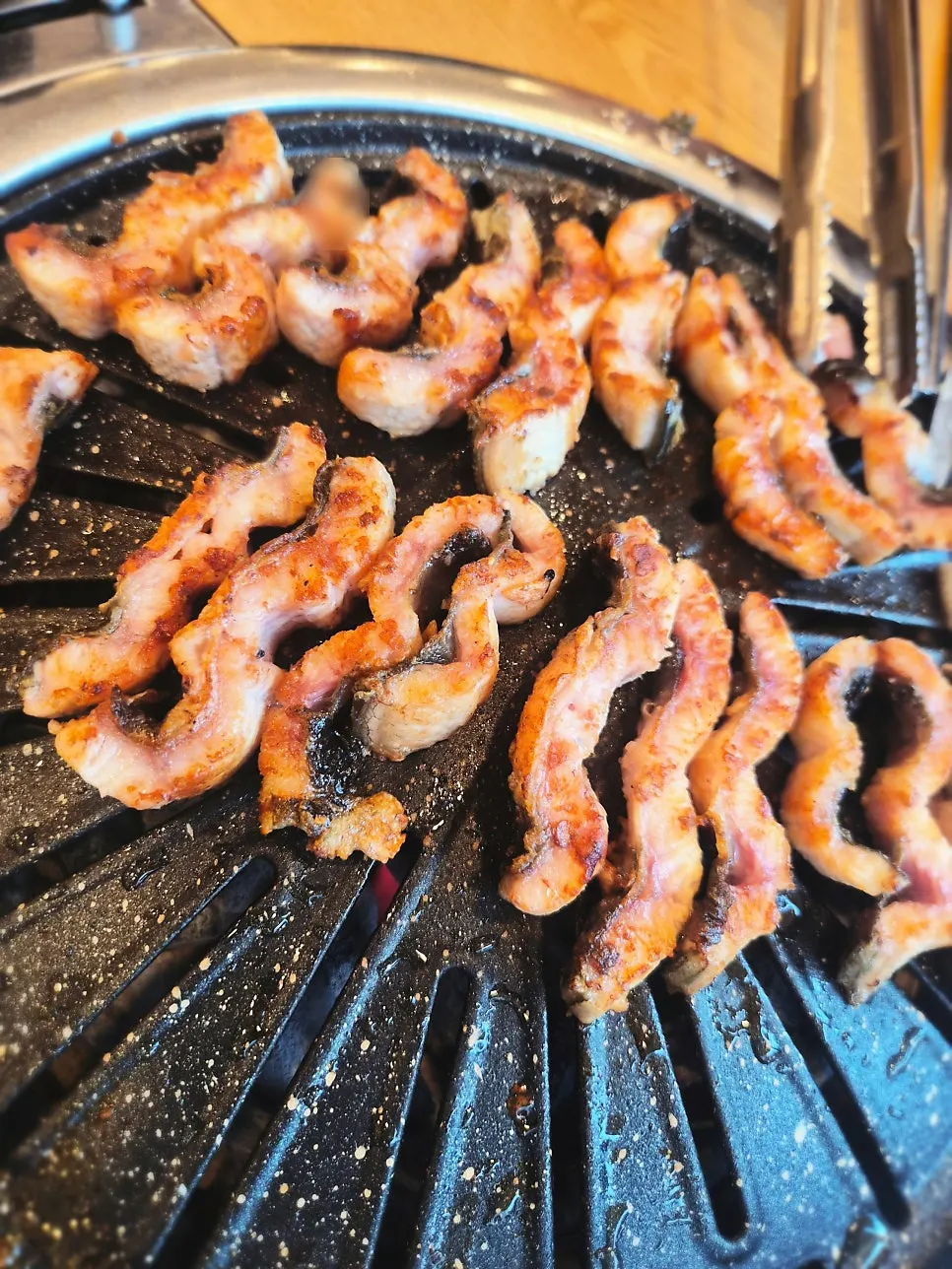 식사를 마친 장소담 청라본점 자리