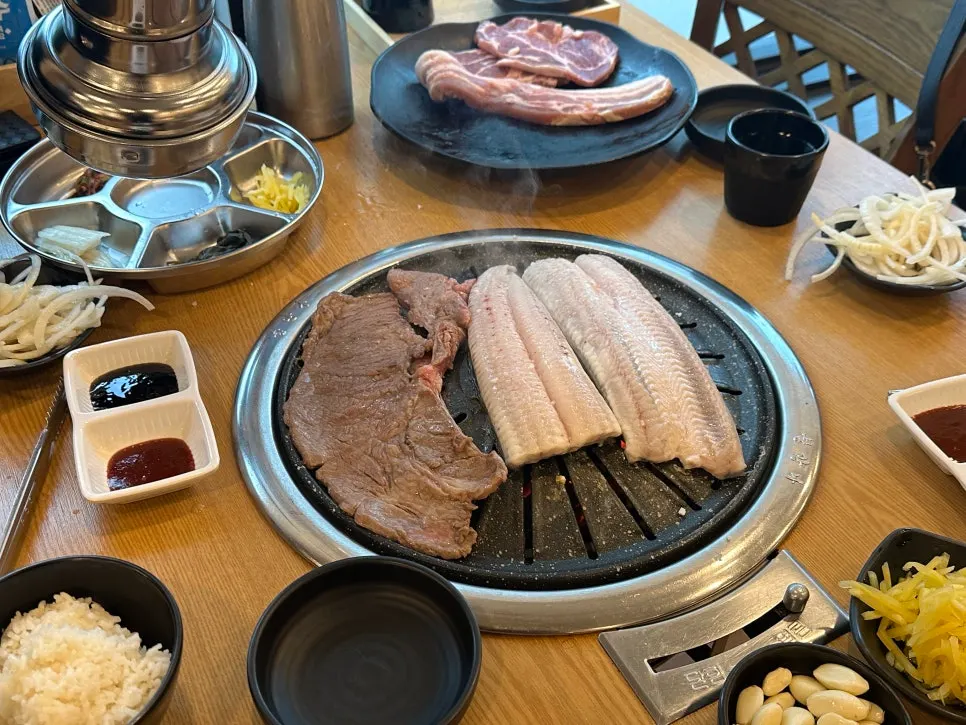 All-you-can-eat eel spread at Jangsodam Cheongna Main Branch