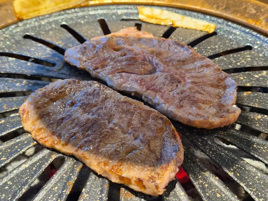 A grilled piece of sirloin