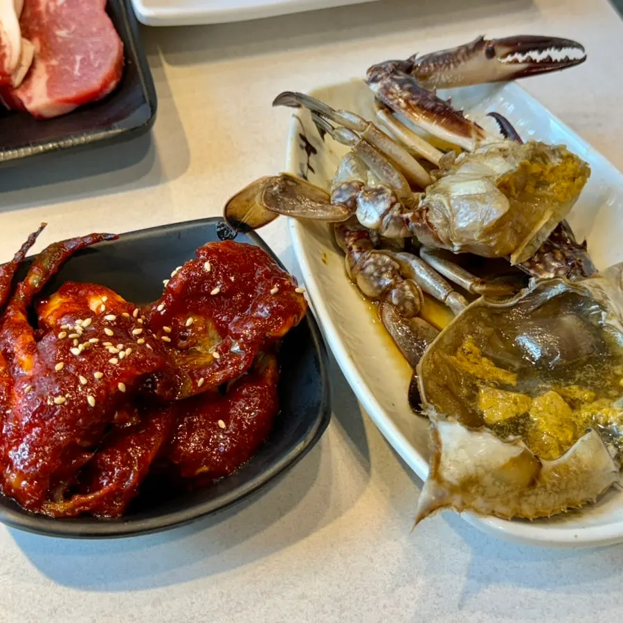 국내산 연평도 간장게장과 양념게장