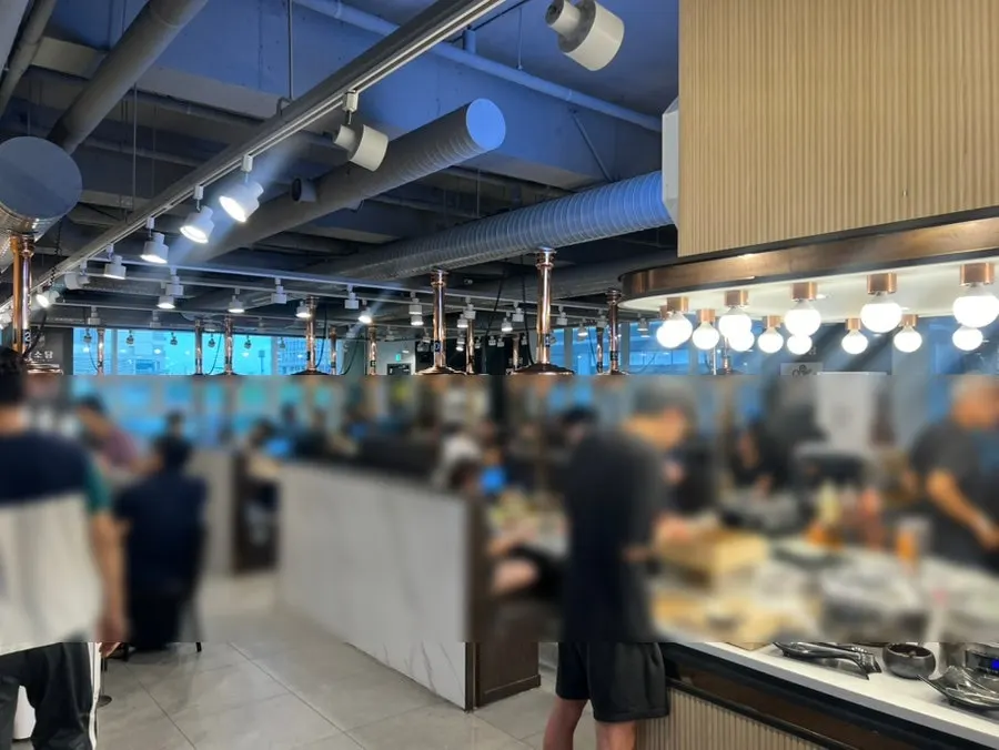 チャンソダム永宗直営店の入口の様子
