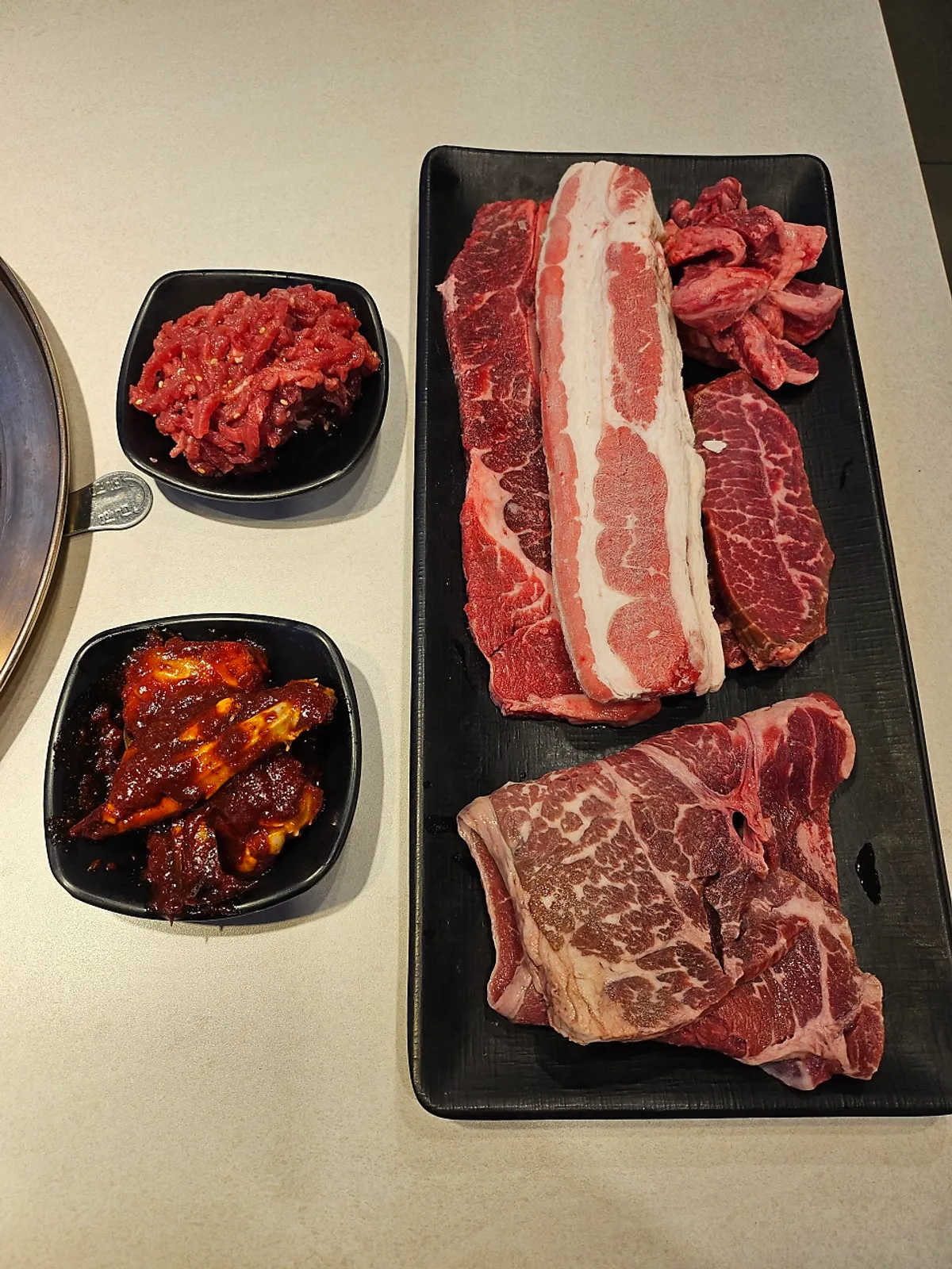 Table set with basic side dishes at Jangsodam Yeongjong Direct Store