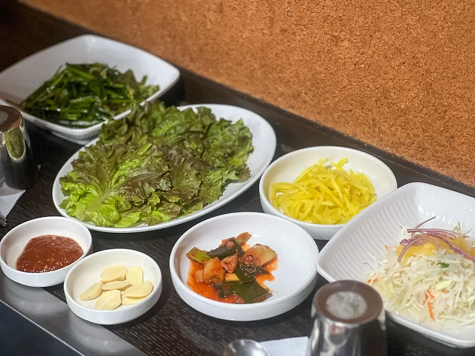반찬을 추가할 수 있는 셀프바