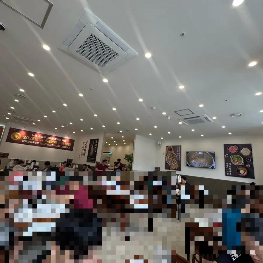 장원갑칼국수 용인기흥점 내부 모습