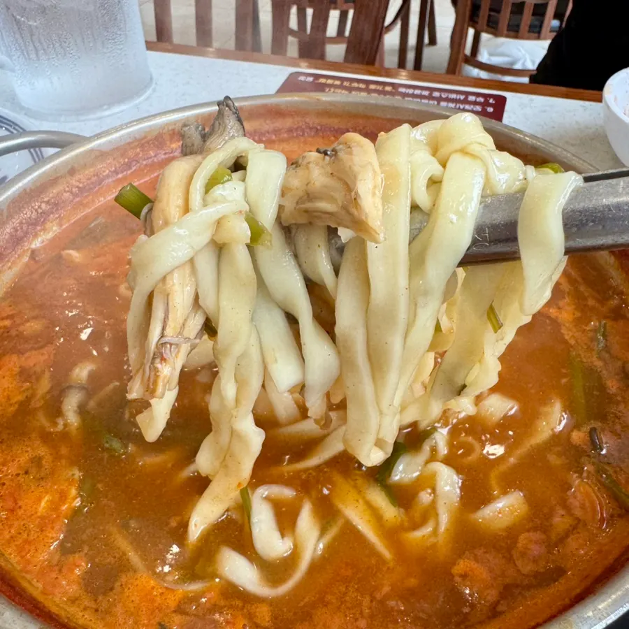 장원갑칼국수 자가제면 생면