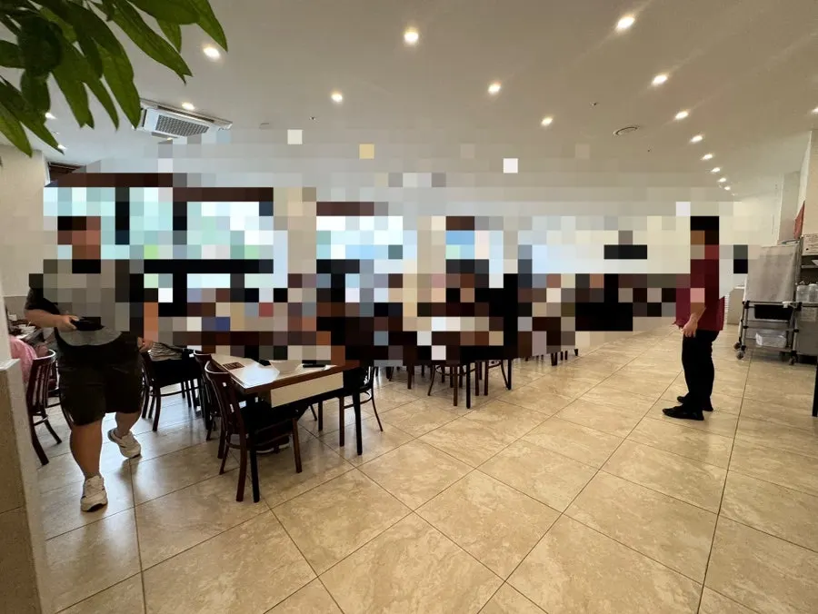 장원갑칼국수 용인기흥점 식사 후 테이블
