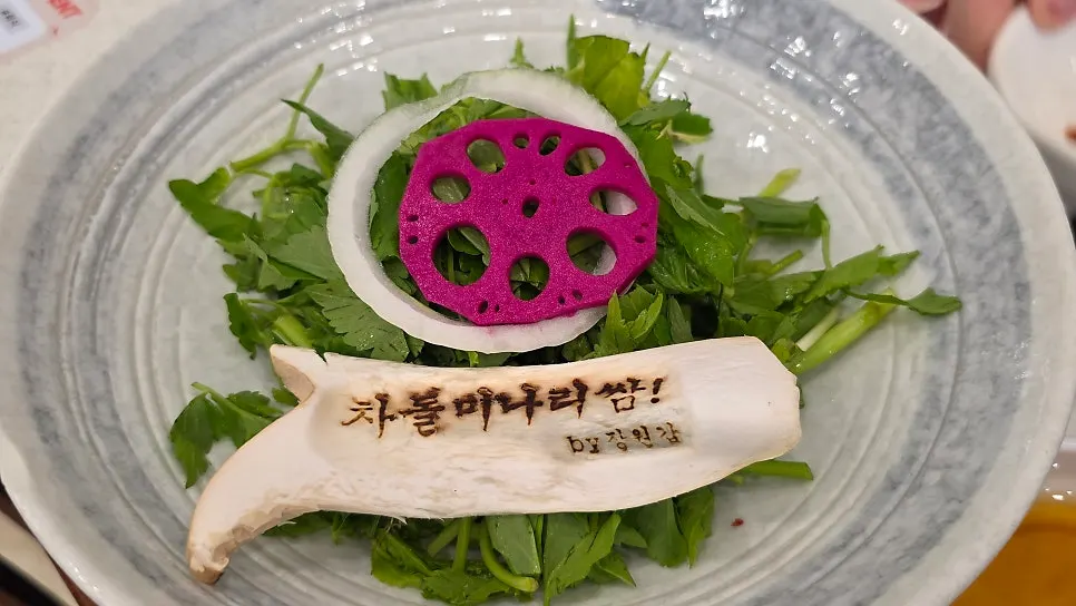 용인 고매동 장원갑칼국수 식당 분위기