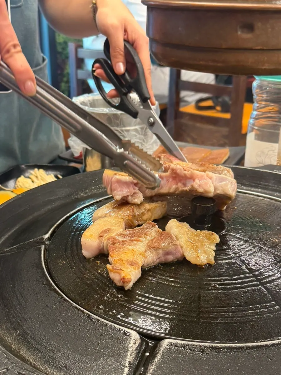 때깔 좋은 생고기 반판세트 접시