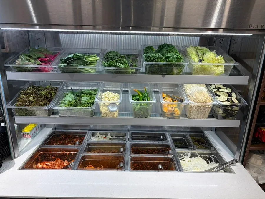 Unlimited fresh seasonal wrap greens
