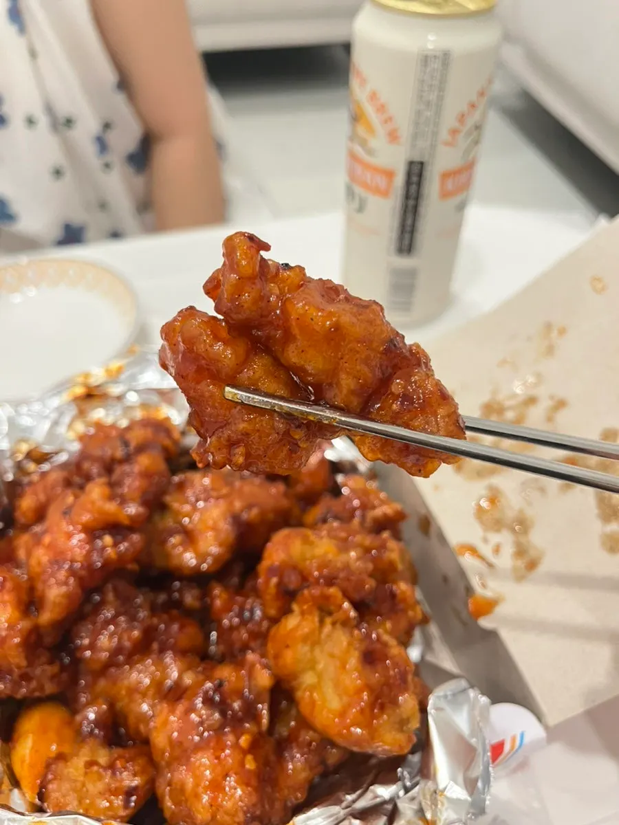 Mr. Kim's Chicken dakgangjeong takeout