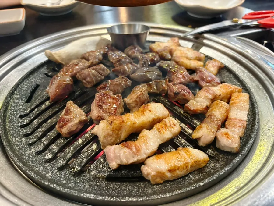 Galmaegisal nướng chín vừa