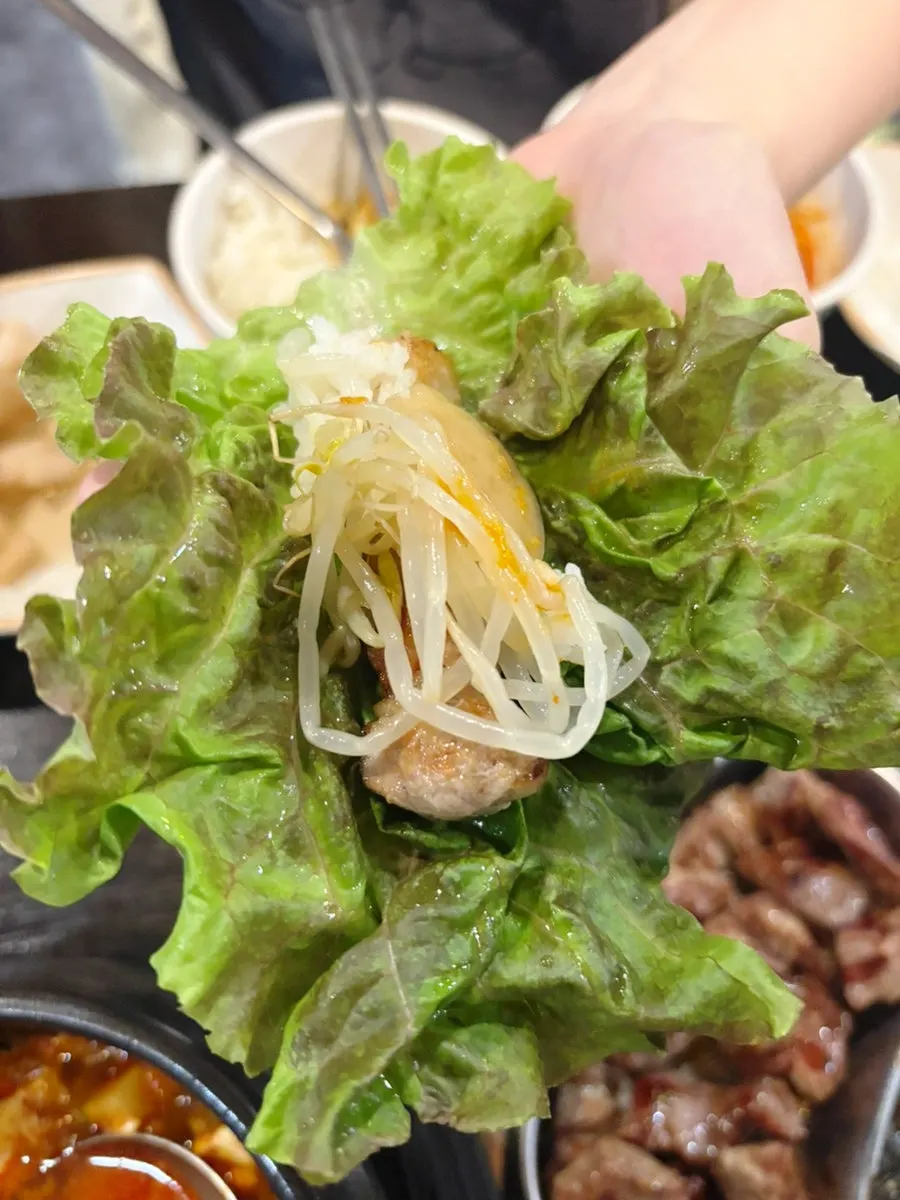 Galmaegisal dai giòn và samgyeopsal béo thơm