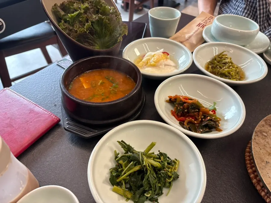 Baby tableware set out at the restaurant