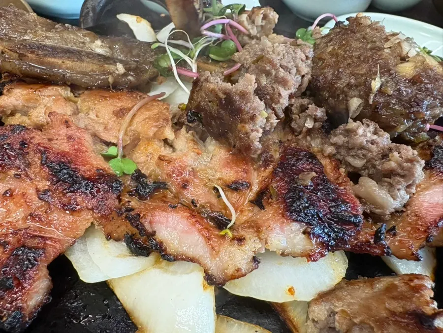 Mildly seasoned tteokgalbi that's easy for kids to eat