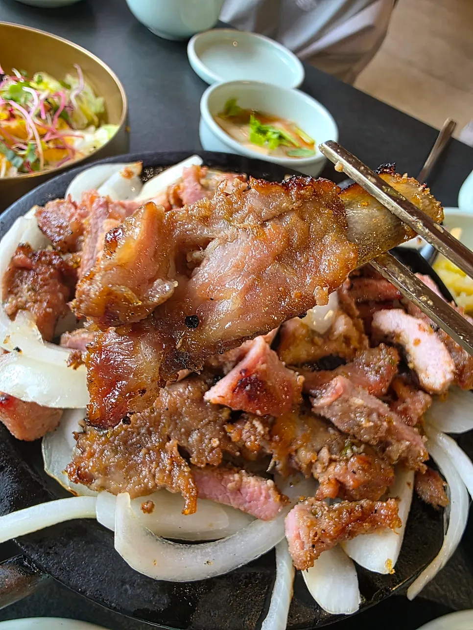 Tender pre-grilled pork galbi