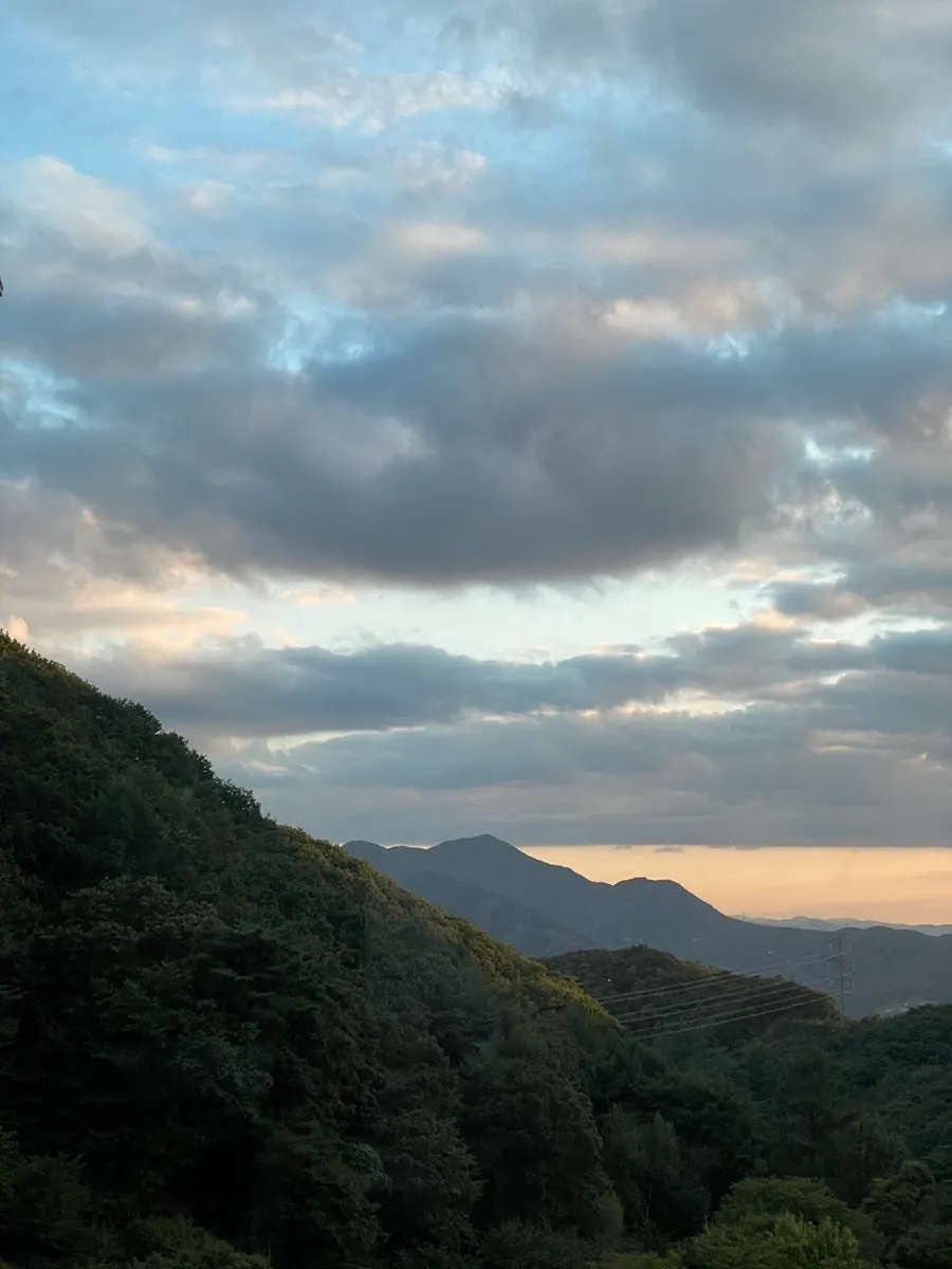 Mountain ridge view from Forest Resom