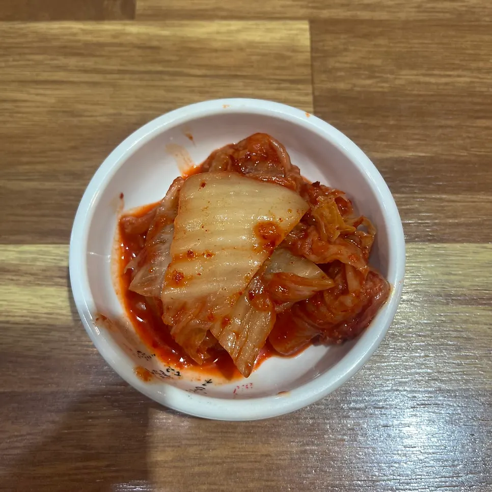 Tray jjajang with apple kimchi