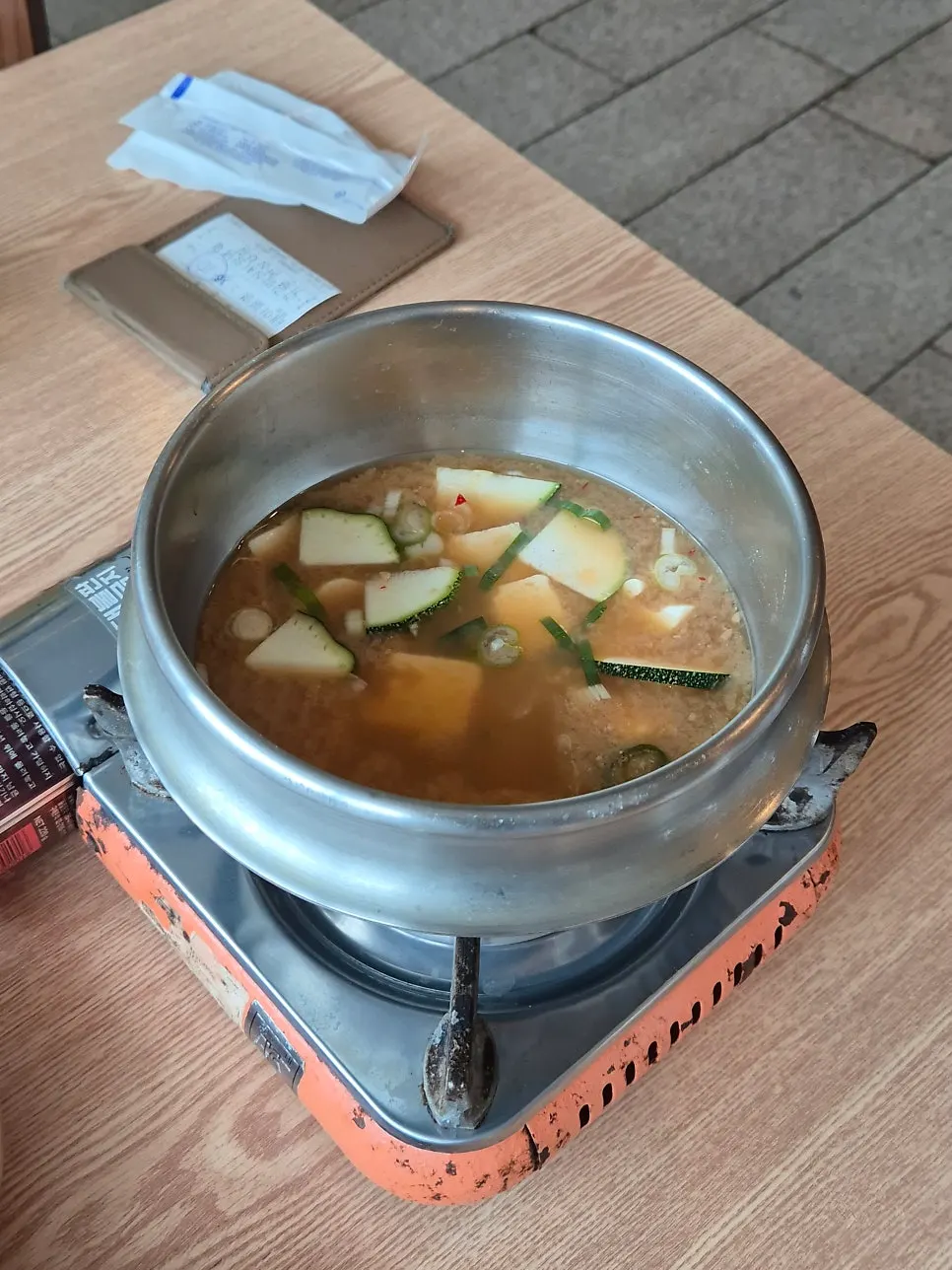 Braised pollack and cheonggukjang stew