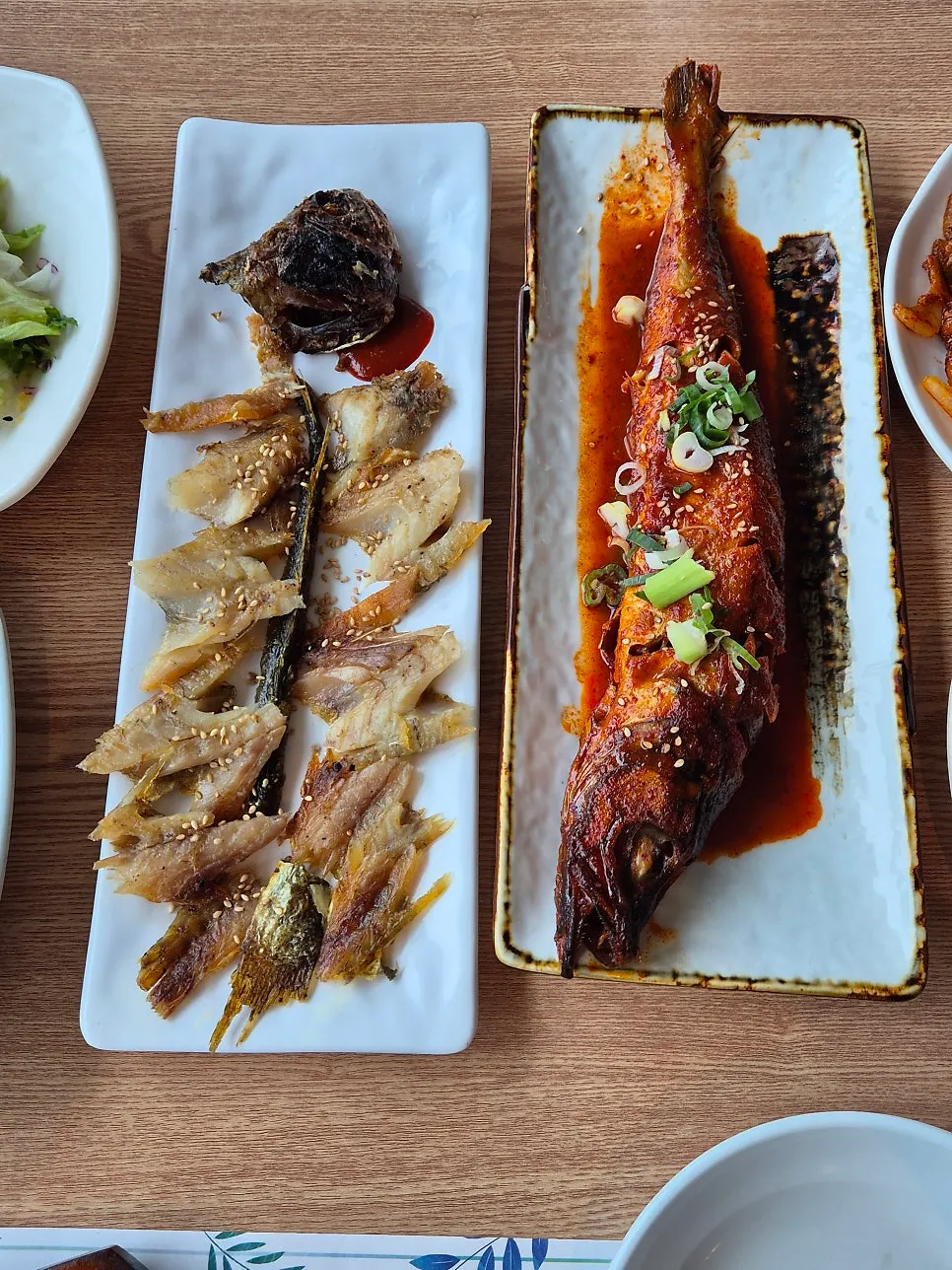 A piece of barley-dried croaker over sungnyung
