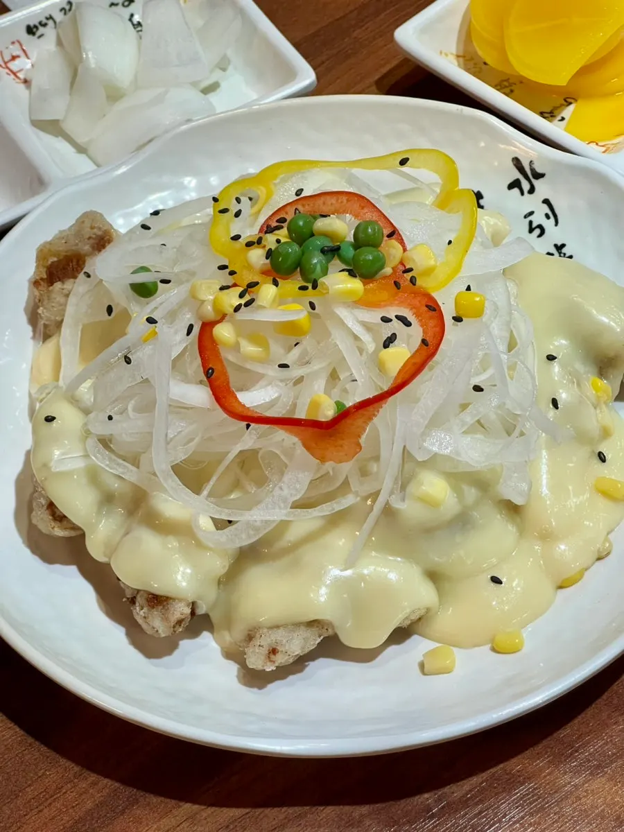Tenderloin tangsuyuk with creamy sauce