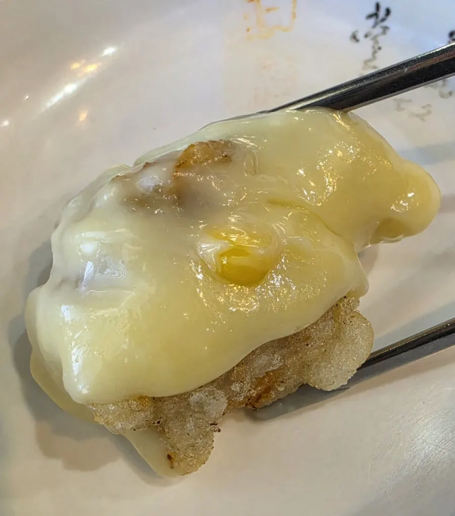 생면을 비벼낸 쟁반짜장 면발