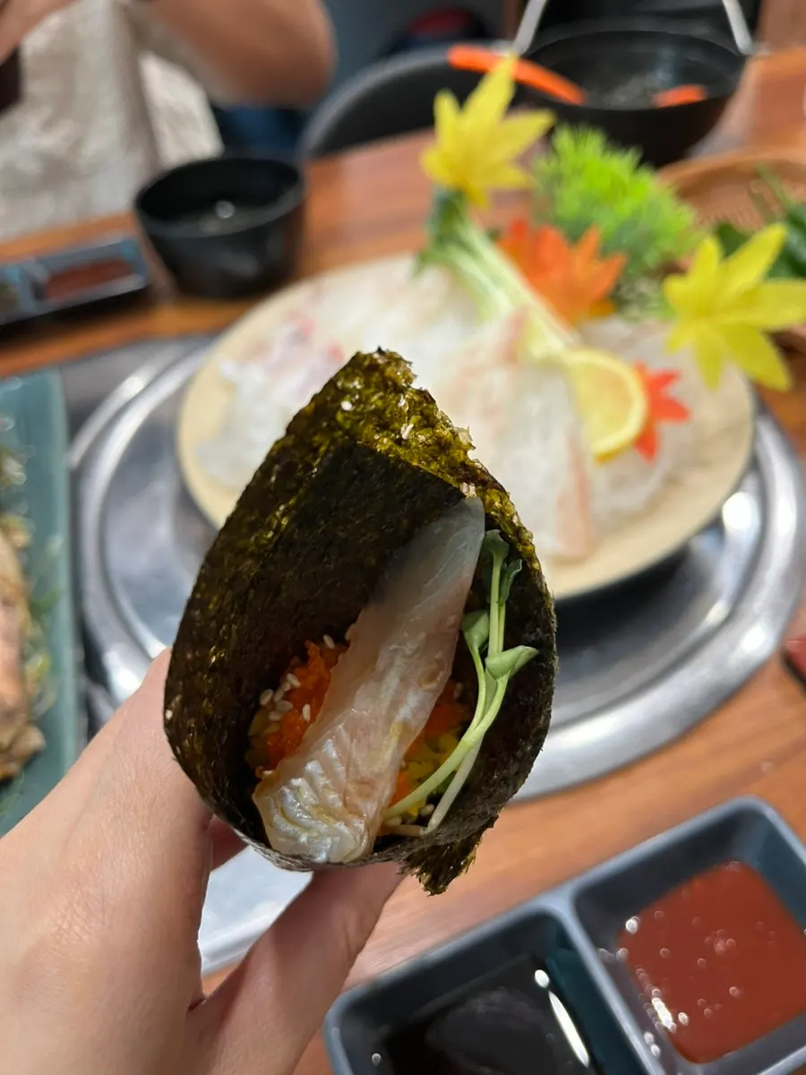 서비스 김마끼 두 조각 이미지