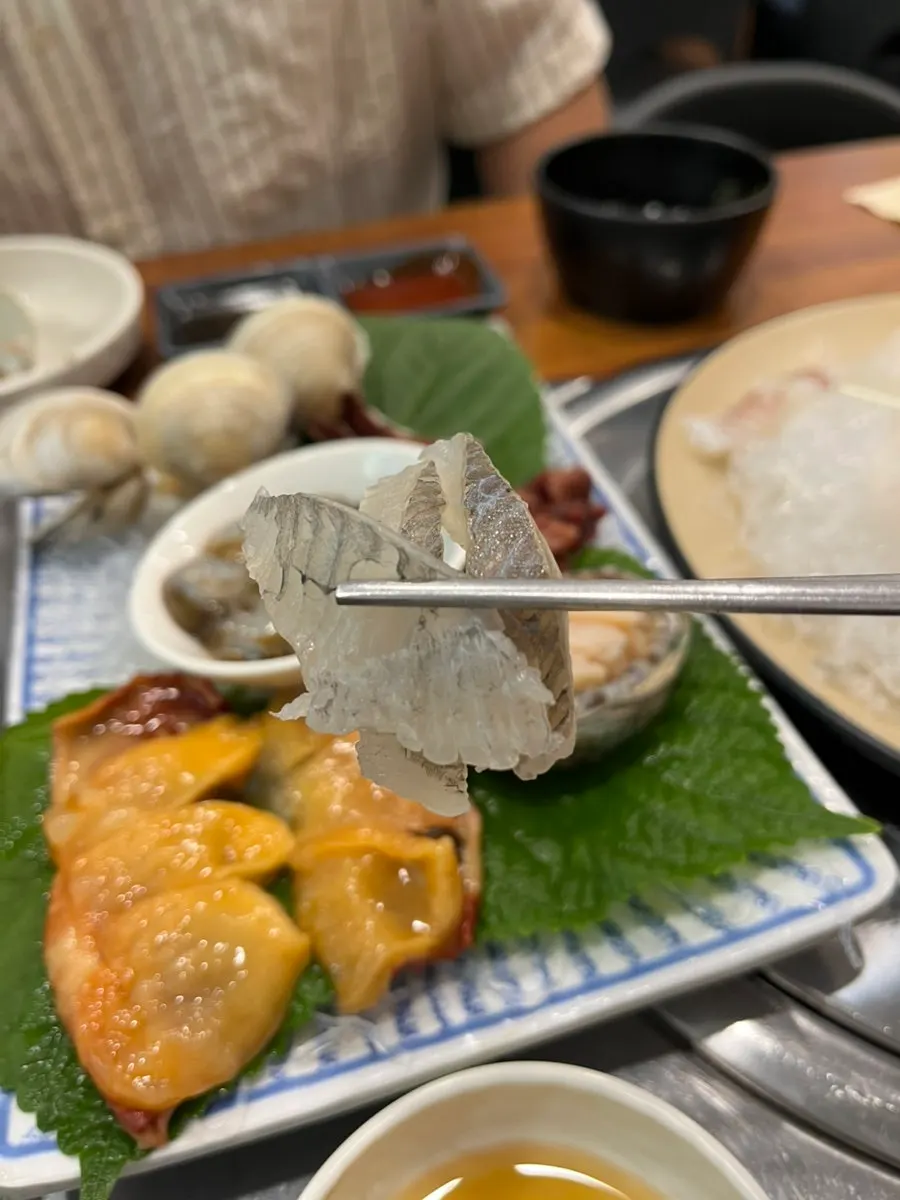 광어 우럭 참돔 모둠회 이미지