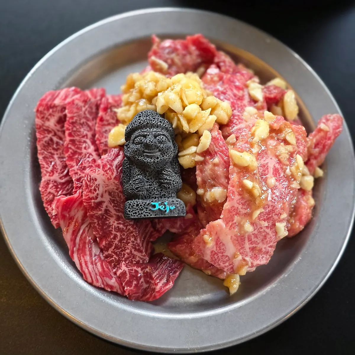 제주 연동 돌격한우 마농갈비살과 안창살