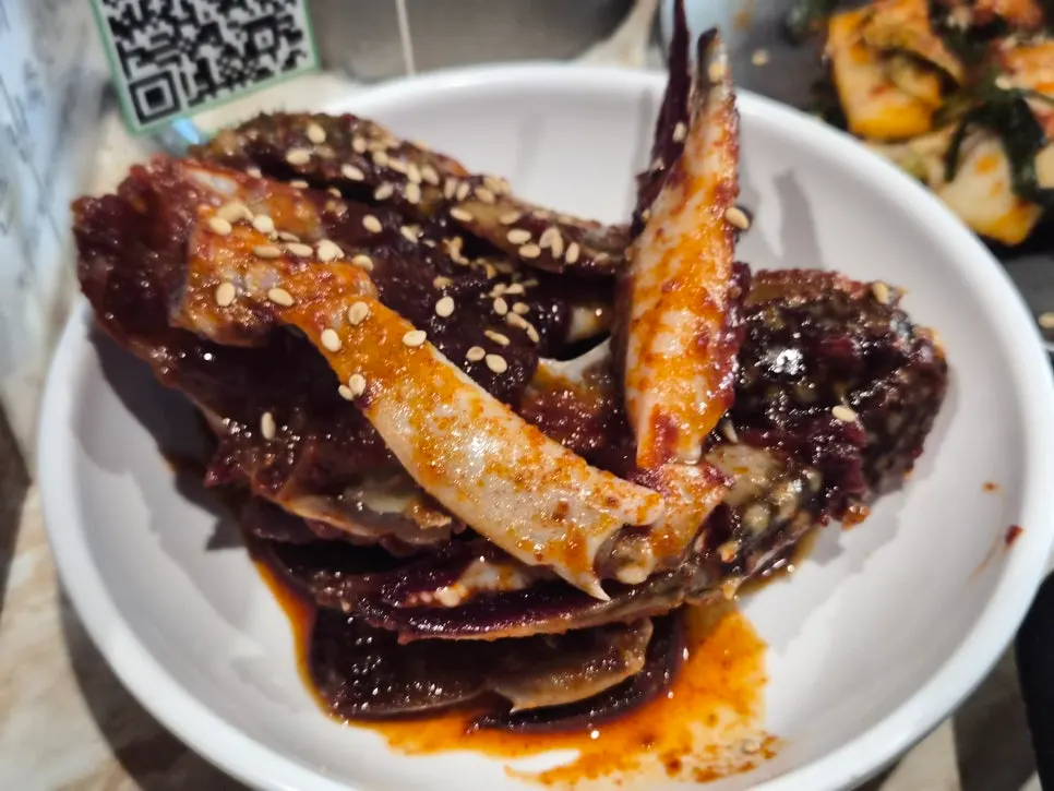 Yangnyeom gejang side dish packed with crab meat