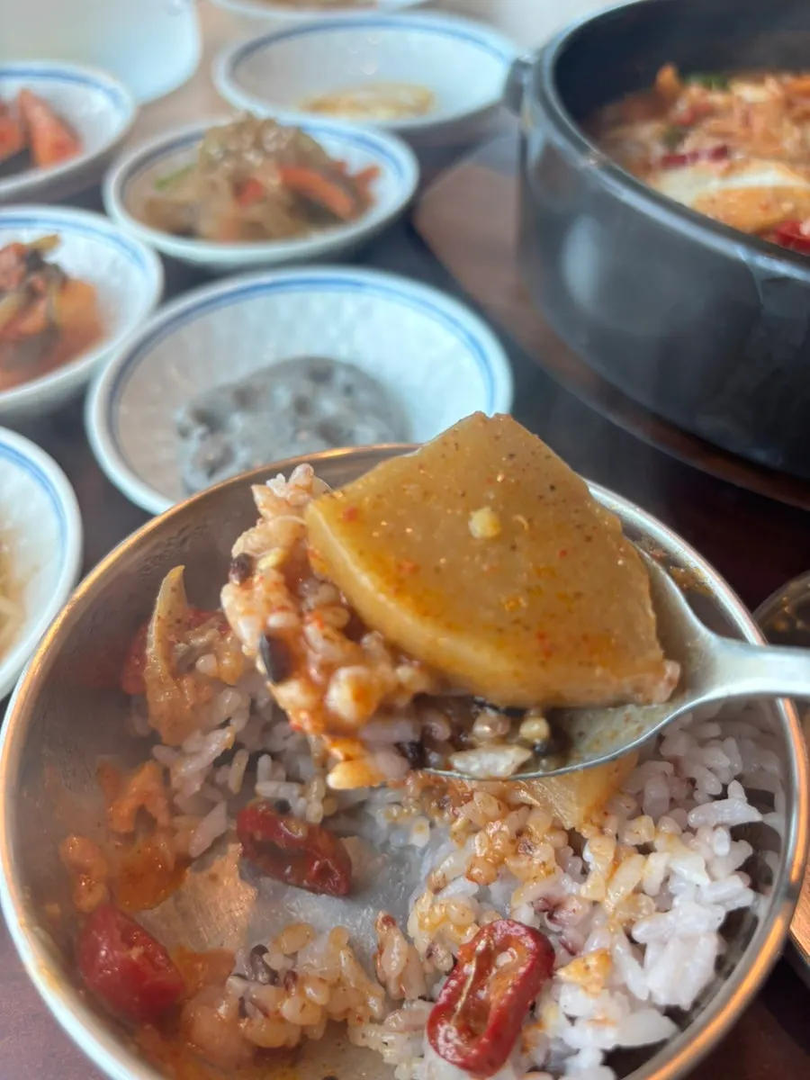 갈치조림 정식의 갈치토막