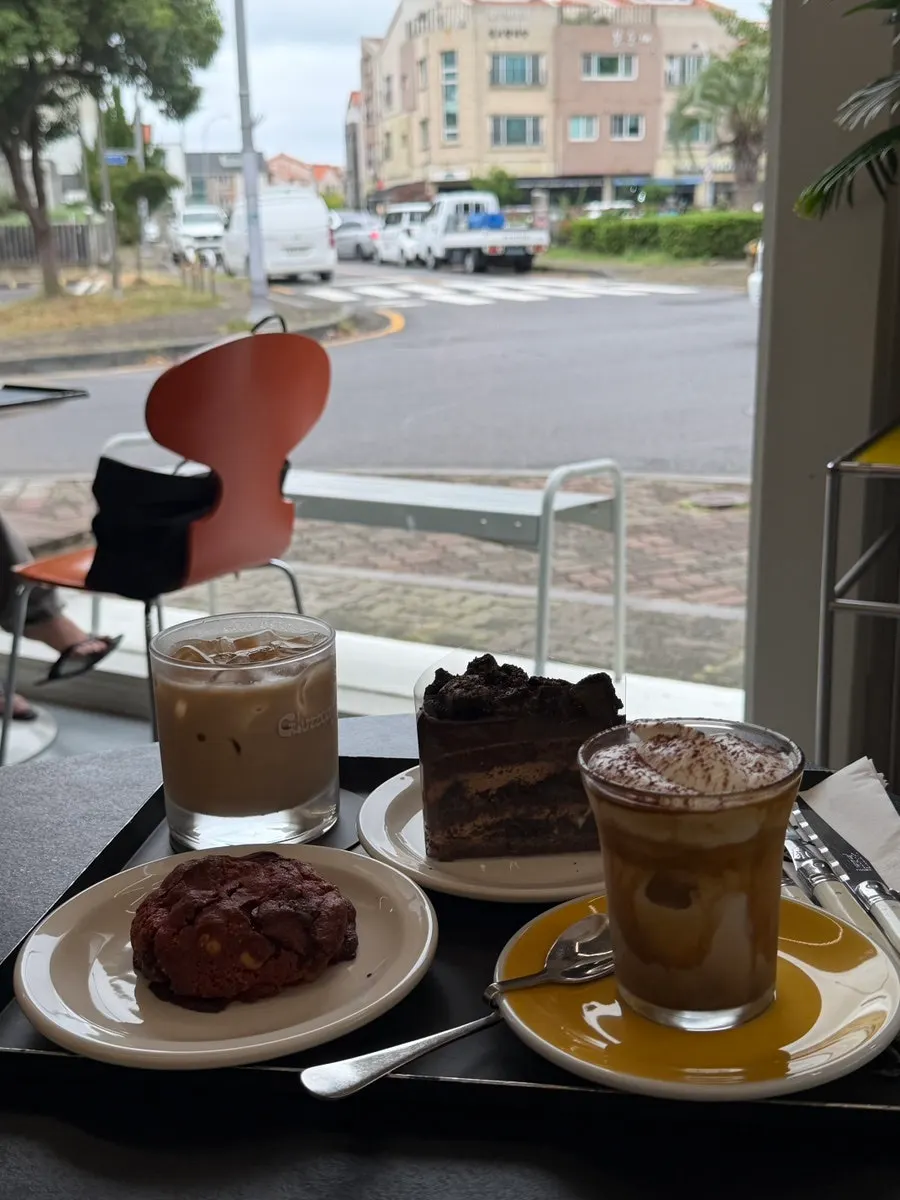 Café seat with an open view outside