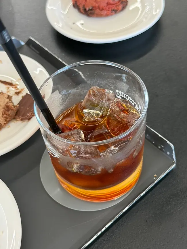 Desserts and drinks at Gluttony Coffee