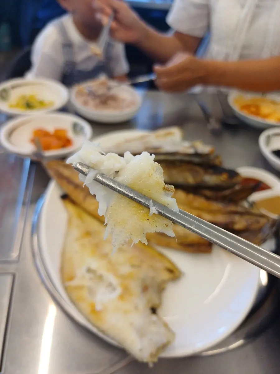 Grilled flounder from the Keunadeul Set Meal