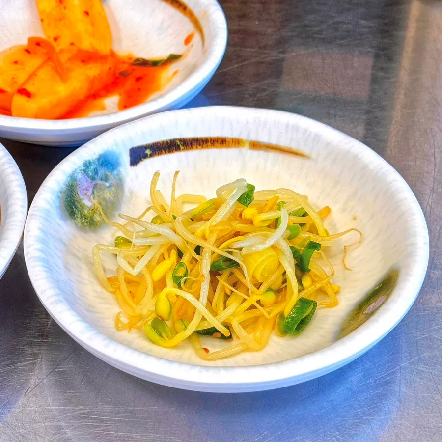 Cucumber kimchi side dish