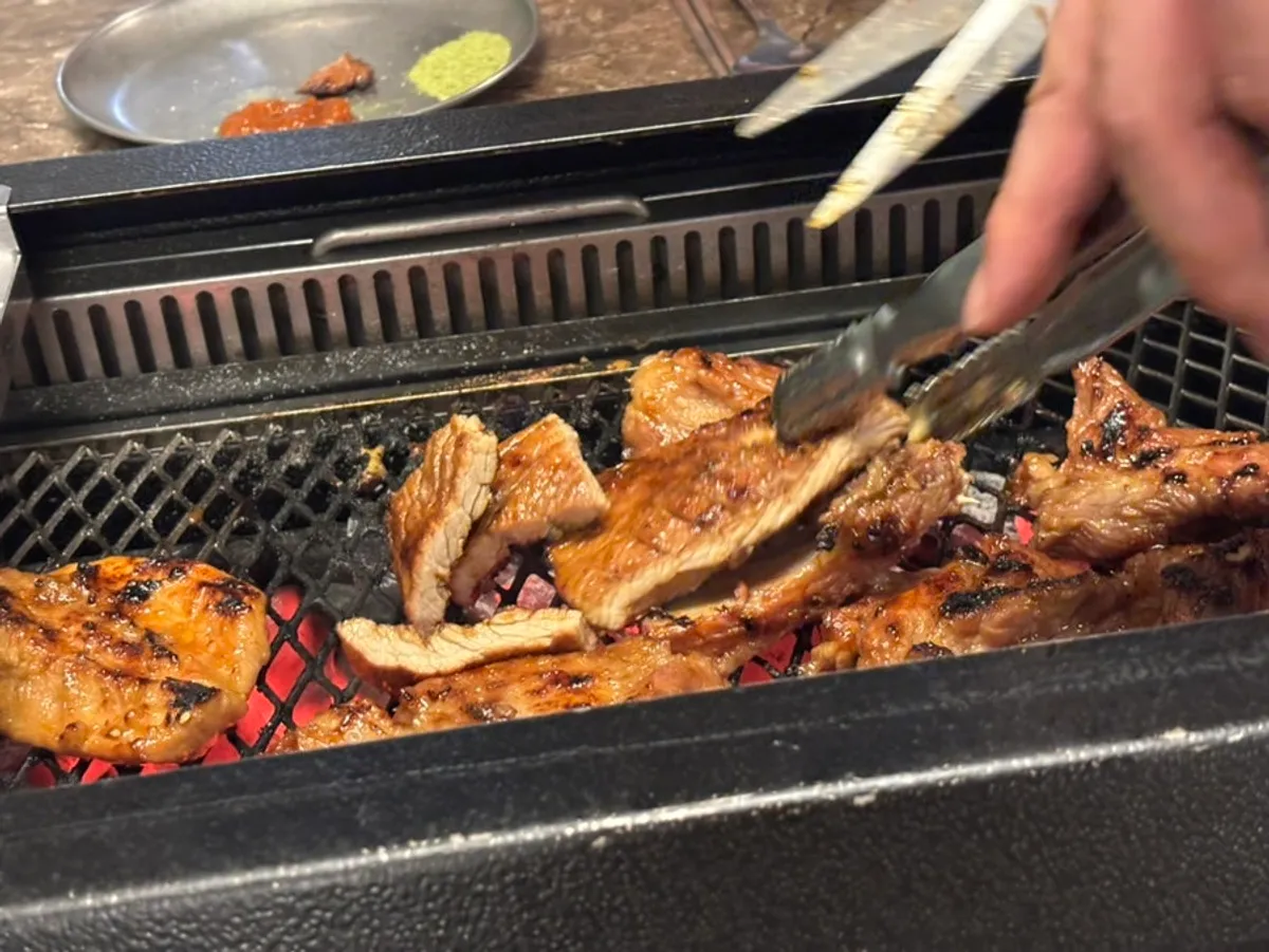 Marinated Jeju pork ribs menu item