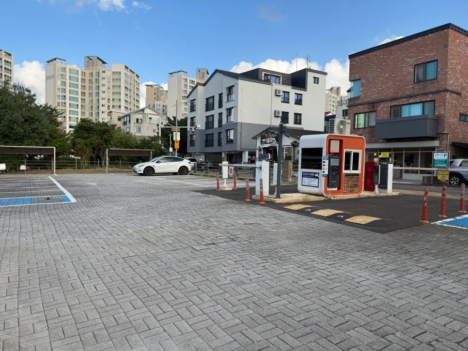 Public parking lot 1 minute on foot from the store