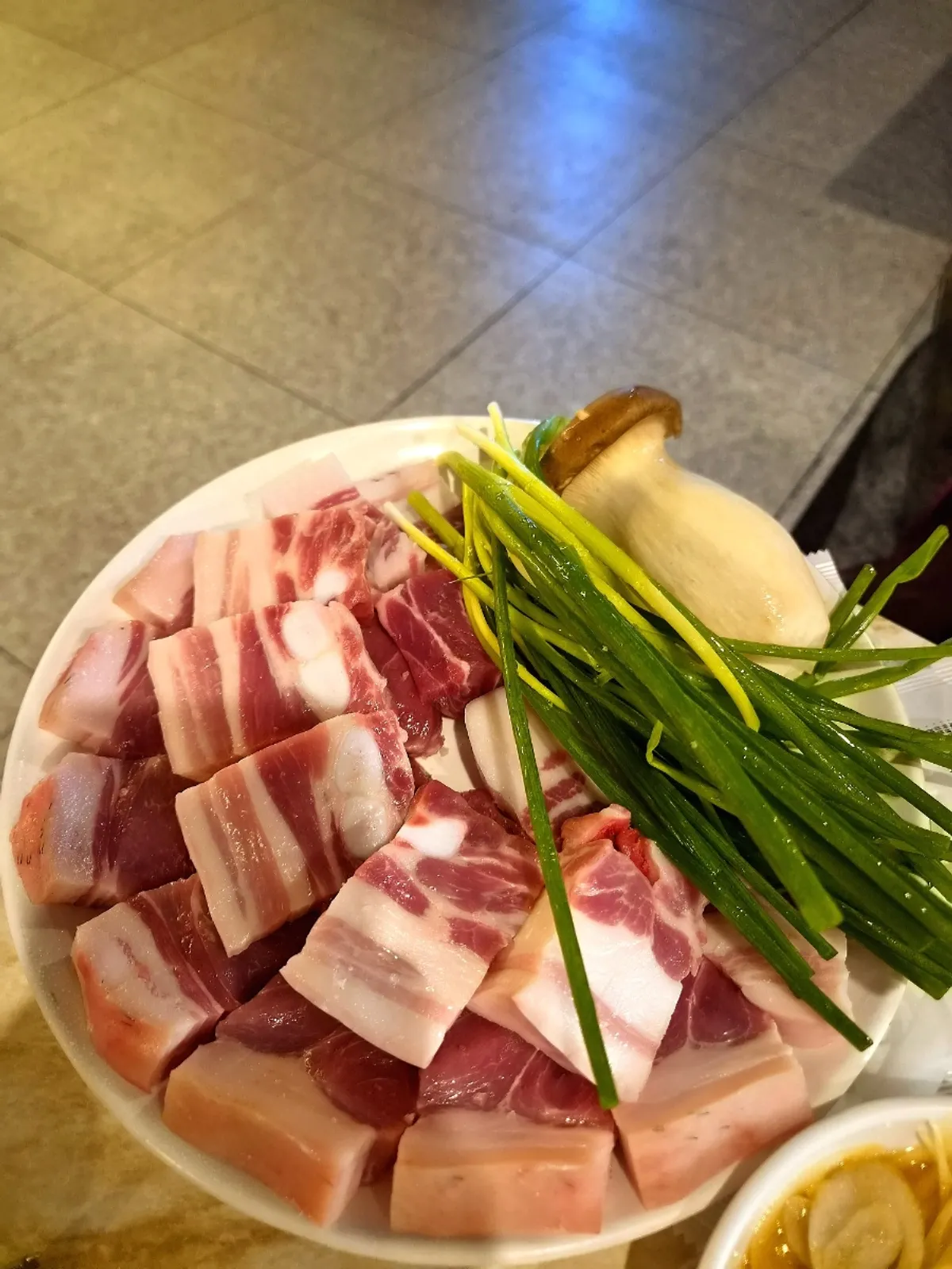 난축맛돈과 양념갈비 주문 메뉴