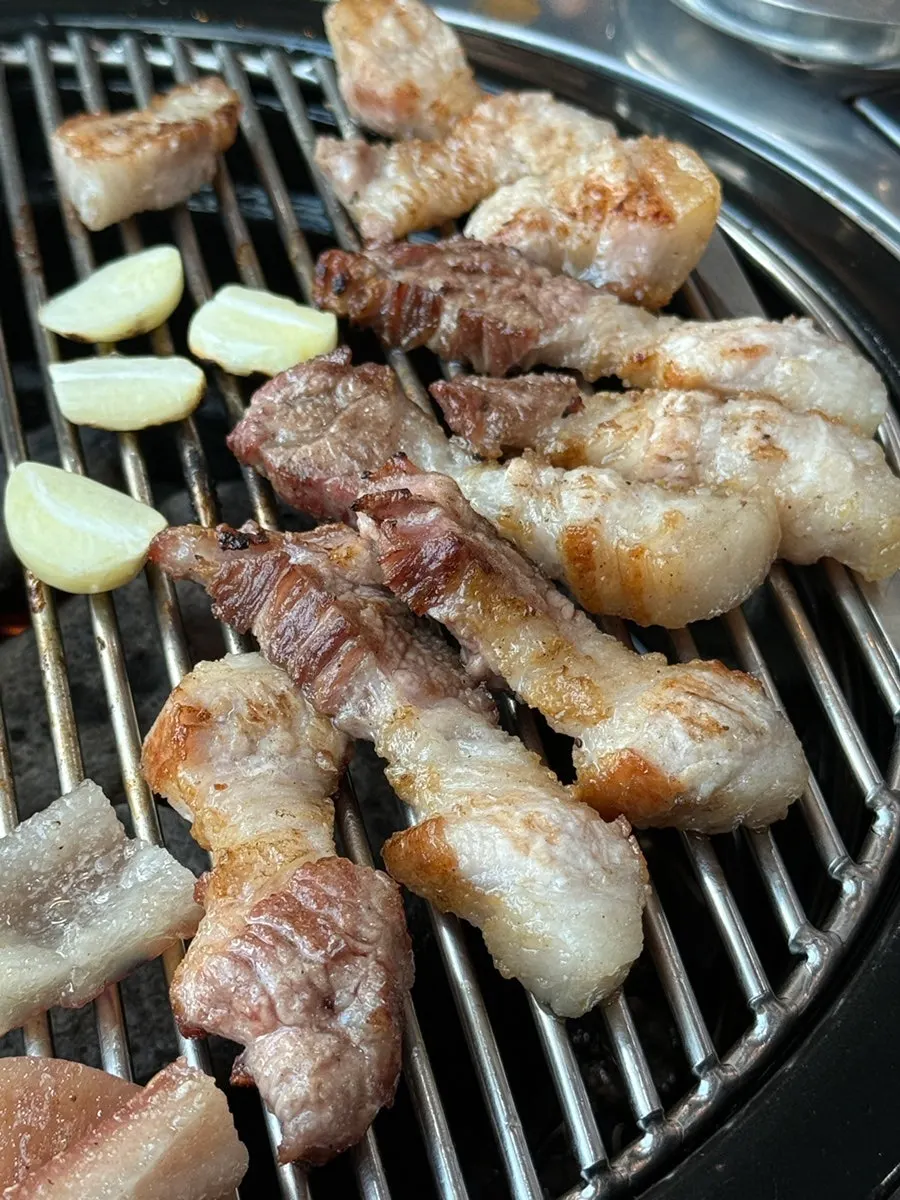 Doenjang stew made with pork