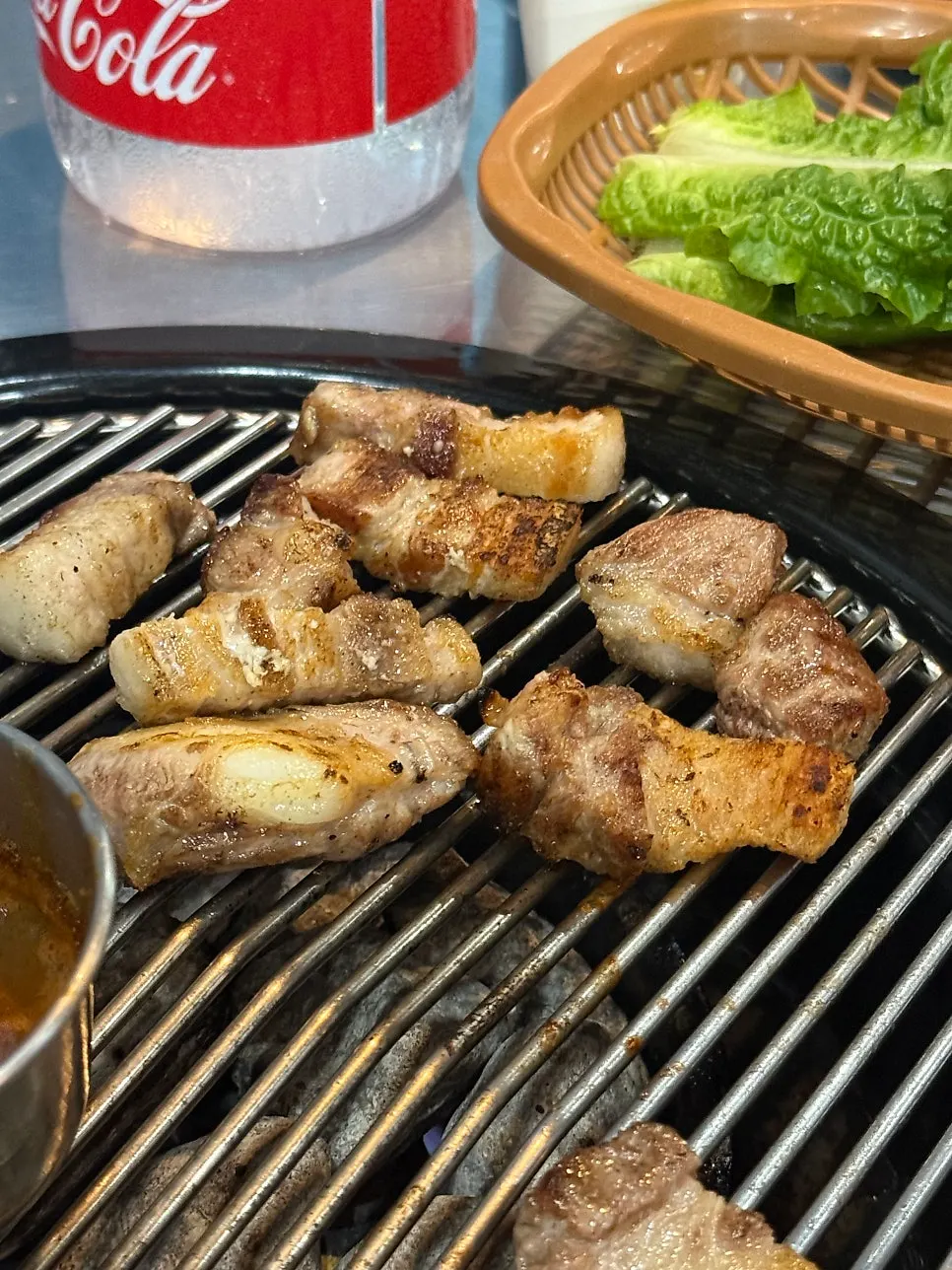 Plate of black pork with chewy grilled skin