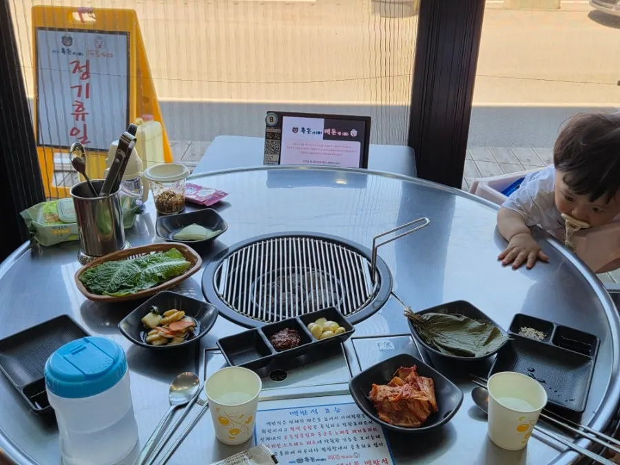 Side dishes laid out on the table